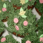 Cupcake giardino (cioccolato e buttercream)
